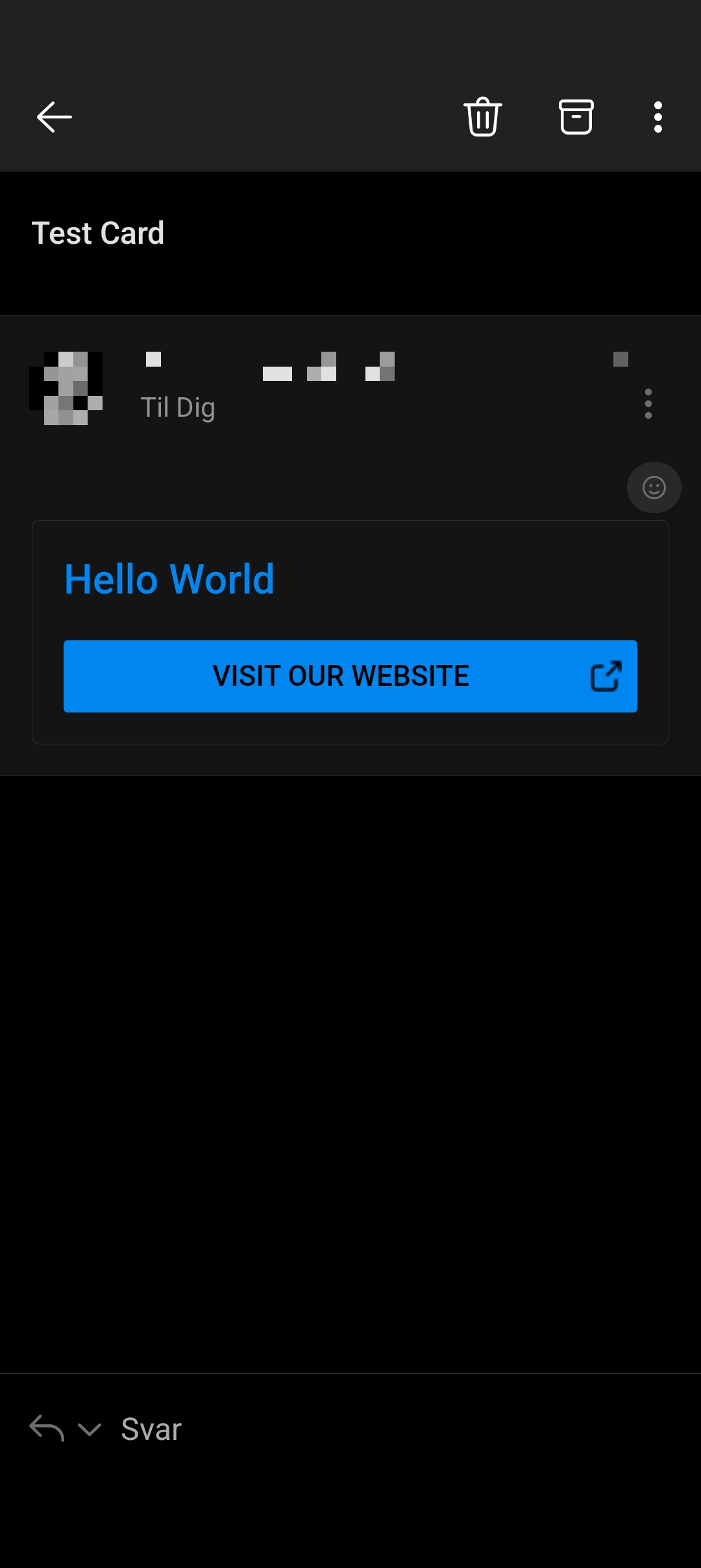 simple example mobile