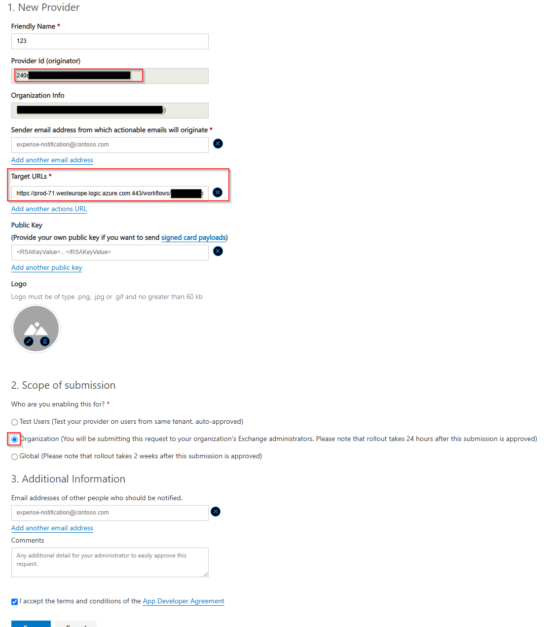 Provider Setup